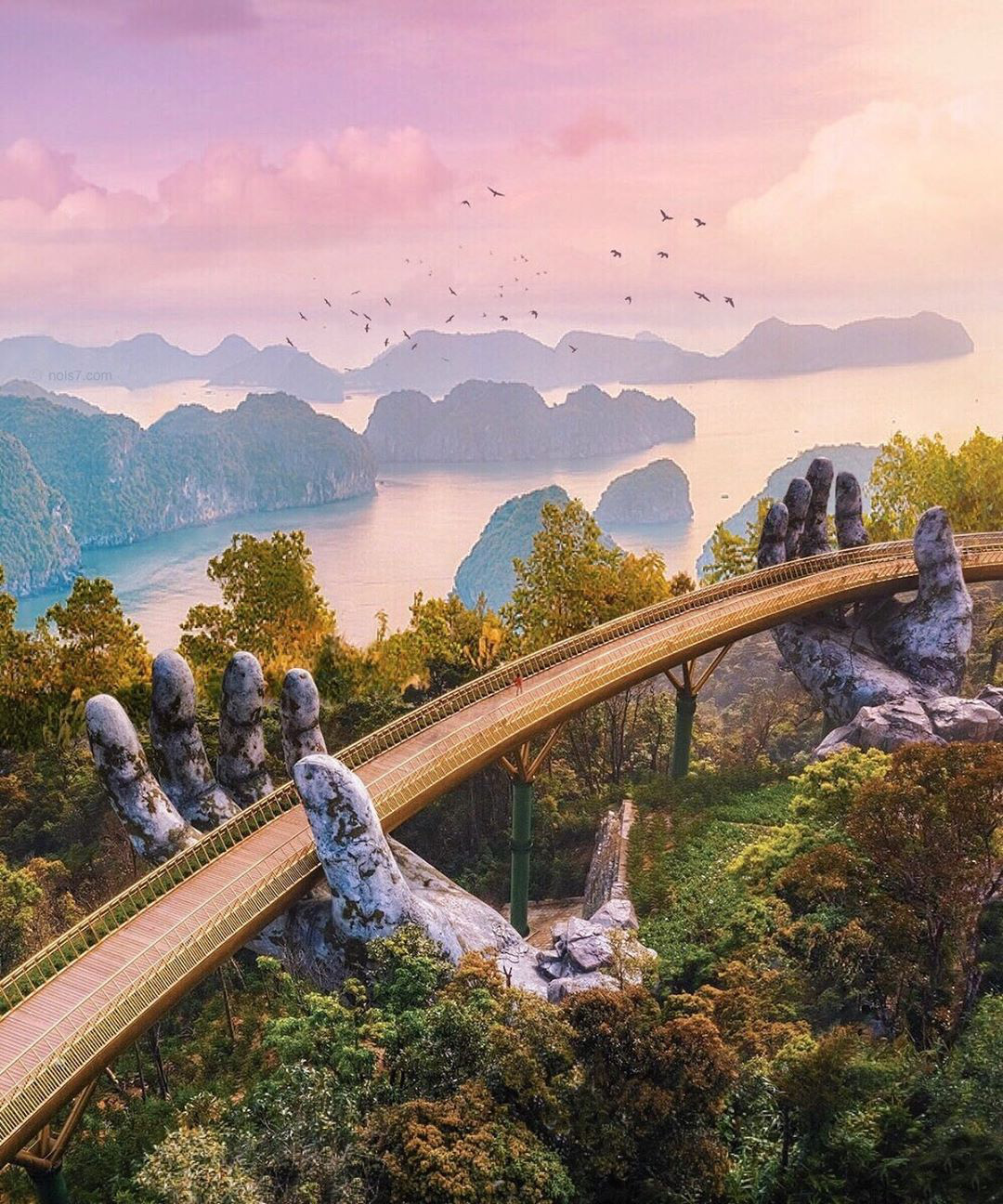 Cầu Vàng tại Bà Nà